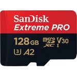 SanDisk Extreme Pro microSD 128GB+SD Adpt 170MB/s A2 V30 UHS-I U3 — 30€ Photo Emporiki
