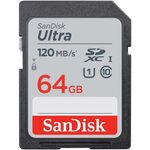 SanDisk Ultra SDXC UHS-I 64GB 120MB/s Class 10 — 13€ Photo Emporiki