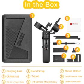 Zhiyun CRANE M2 3-Axis Handheld Gimbal Stabilizer — 160€ Photo Emporiki