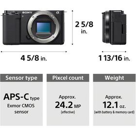 Sony ZV-E10 Kit (E PZ 16-50mm OSS, Black) — 699€ Photo Emporiki