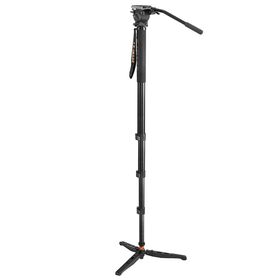 E-IMAGE EI-MA800+630FH – Μονόποδο αλουμινίου (Μεγάλα Πόδια) με 630FH κεφαλή — 175€ Photo Emporiki