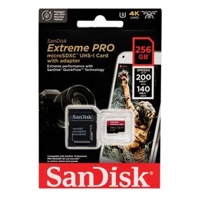 SanDisk Extreme Pro microSD 256GB+SD Adpt 200MB/s A2 V30 UHS-I U3 — 59.5€ Photo Emporiki
