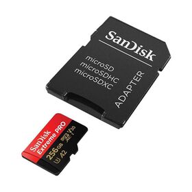 SanDisk Extreme Pro microSD 256GB+SD Adpt 200MB/s A2 V30 UHS-I U3 — 59.5€ Photo Emporiki